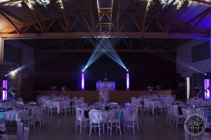 Salle de reception mise en lumiere